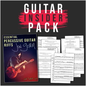 Guitar Insider Pack - video lesson + full song tabs